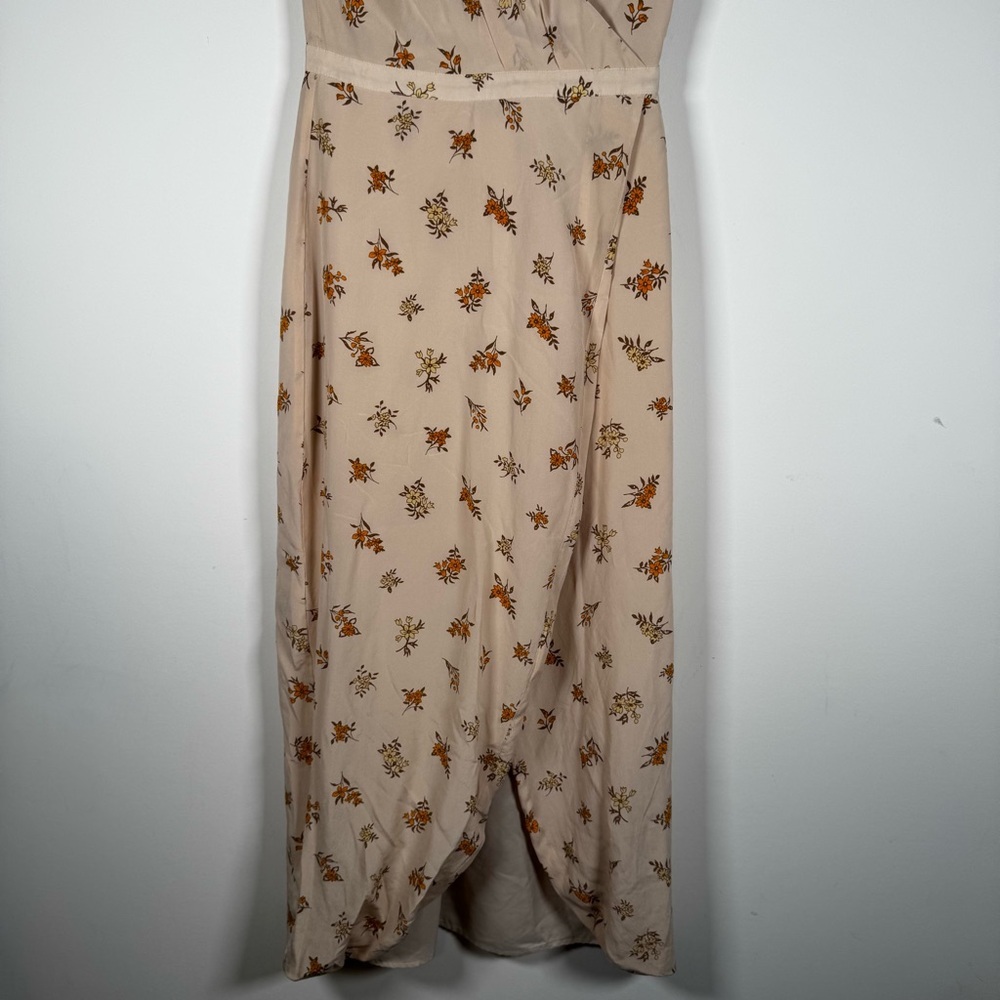 Madewell Magdalena Silk Wrap Maxi Dress size 0 - Picture 6 of 11